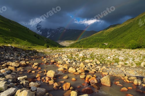 Preview: Rainbow in the mountains