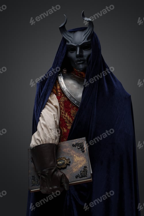 Preview: Ancient cultist of mysterious creed with dark robe