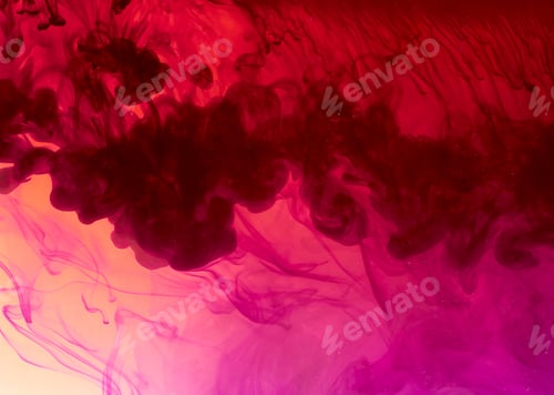 Preview: Ink Bright In Water As A Background Texture