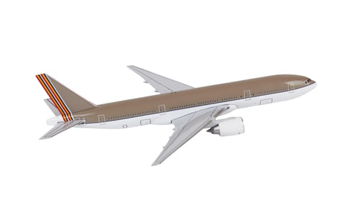 Preview: Toy airplane on white