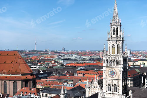 Preview: New Town Hall Tower Overlooking Munich City
