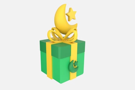 Preview: Gift Box 3D Illustration