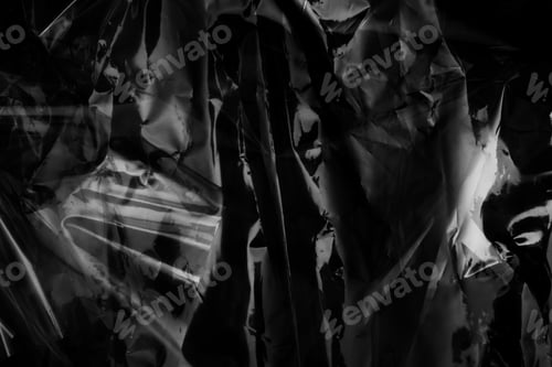 Preview: abstract texture plastic foil wrap overlay