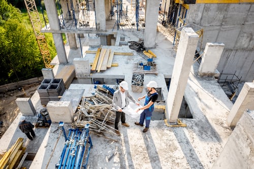 Preview: Construction site with workers