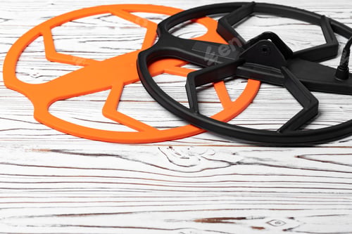 Preview: Search coil of the metal detector top view