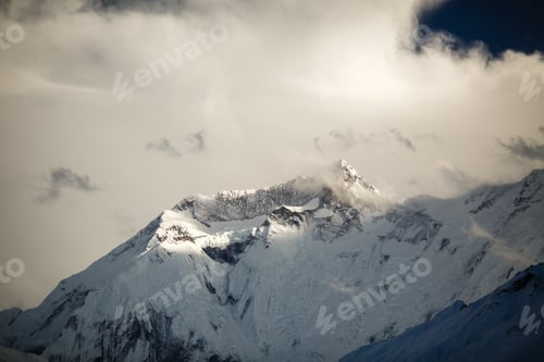 Preview: Mountain inspirational landscape, Annapurna range Nepal