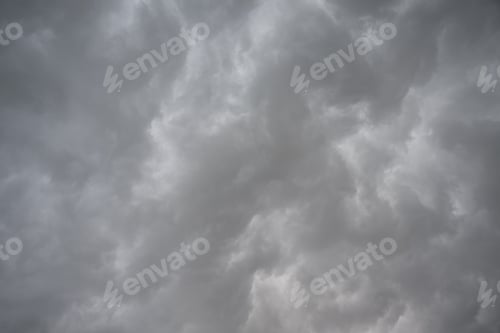 Preview: Mammatus clouds foretell approaching storm. Clouds texture background