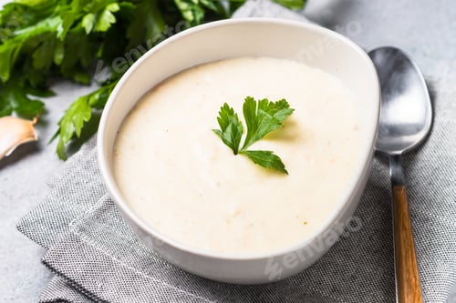 Preview: Potato and chicken cream soup