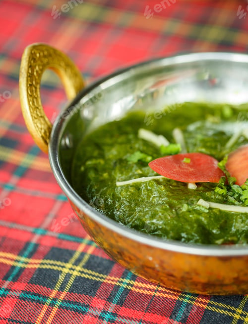 Preview: Palak paneer. Indian dishes
