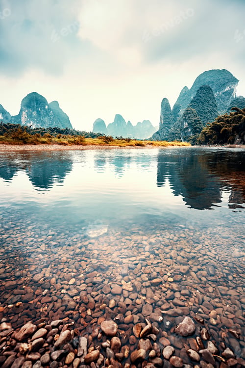 Preview: Lijiang River in Xingping, China.