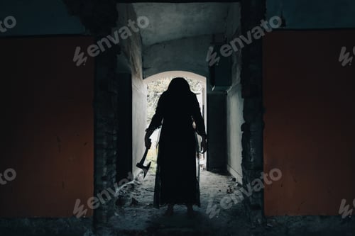 Preview: Scary ghost woman in haunted house