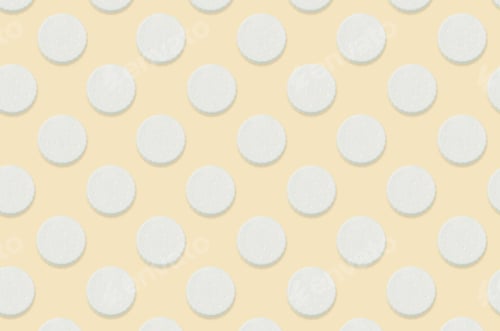 Preview: Circular White Disks on Pale Yellow Background