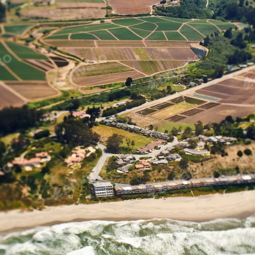 Preview: Aerial View of Agricultural Farmland