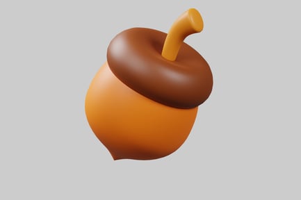 Preview: A stylized acorn.