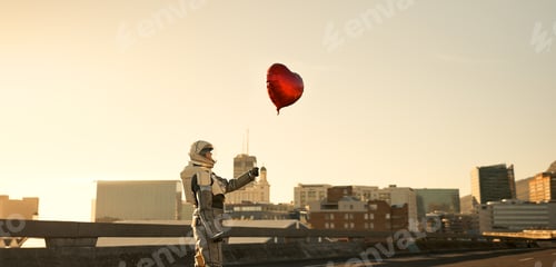 Preview: Astronaut, outdoor and tourism of planet, space and suit for protection, explore or mission in univ