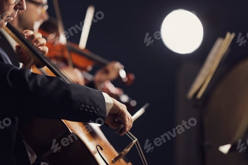 Preview: Symphonic orchestra performing on stage