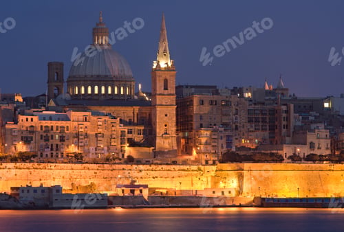 Preview: Valletta At Night, Malta