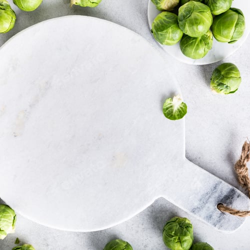 Preview: Background with Brussels sprouts