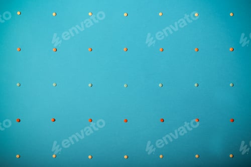 Preview: Small Round Candies Lie On A Bright Background