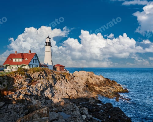 Preview: Portland Head Lighthouse, Maine, USA.