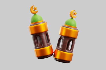 Preview: Ramadan lanterns with crescent