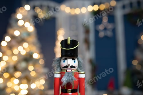 Preview: Nutcracker with holiday lighting background