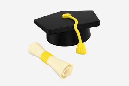 Preview: Graduation Cap 3D Illustration