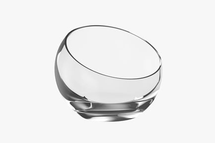 Visualização: Taça redonda de vidro para terrário