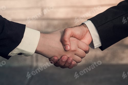 Preview: Done deal between two business people sealed with a handshake