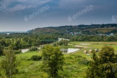 Preview: Yelabuga city from a bird's eye view