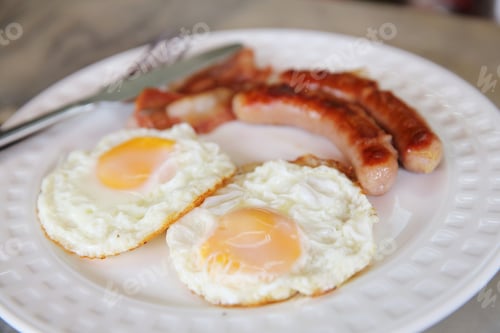 Preview: Breakfast English Egg Sausage And Bacon