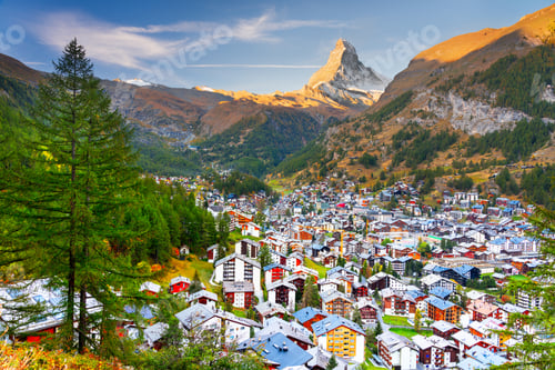 Preview: Zermatt, Switzerland with Town Under the Matterhorn