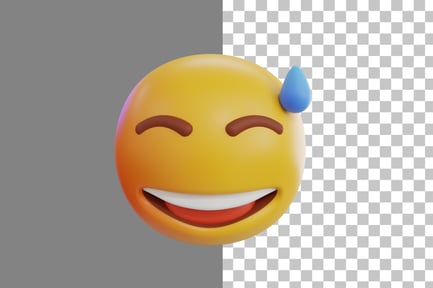 Preview: Laughing Emoji 3D Icon