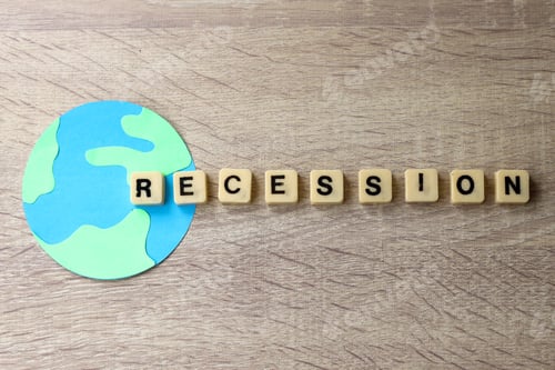 Preview: Global financial issue, recession or inflation concept