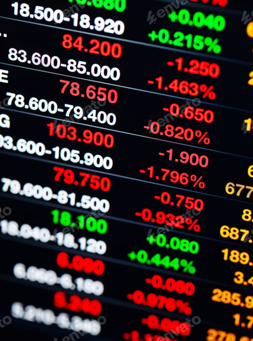 Preview: Stock market data on display