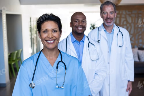 Preview: Portrait of doctors and nurse