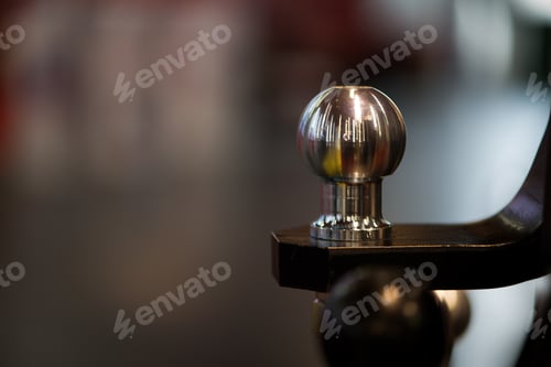 Preview: Car tow hitch.Clean background,copy space