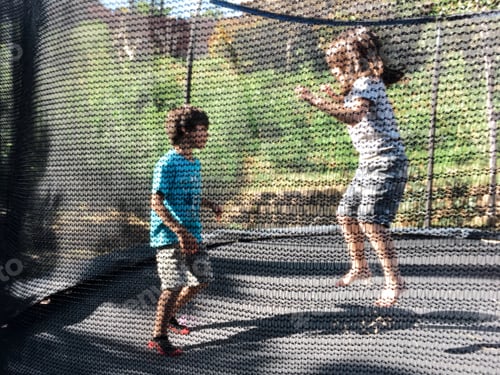 Preview: Jumping trampoline.