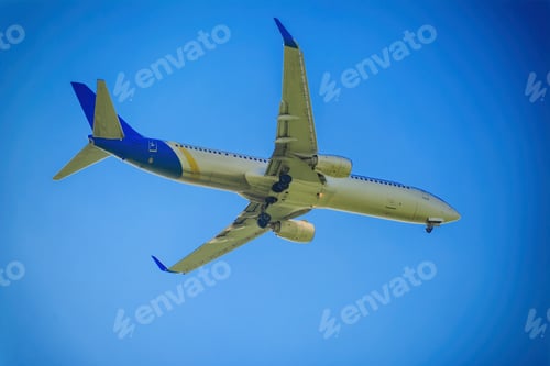Preview: Airplane in the sky and cloud