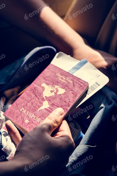Preview: Passport and travel tickets