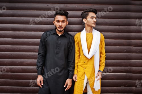 Preview: In indian traditional clothes