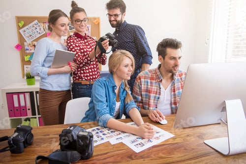 Preview: Busy team doing their job with passion