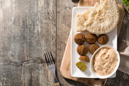 Preview: Falafel on a plate