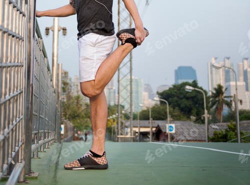 Preview: Athletic Stretching Healthy Workout Sport Concept