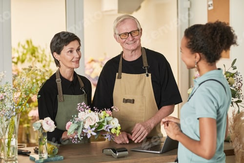 Preview: Florists Serving Customer
