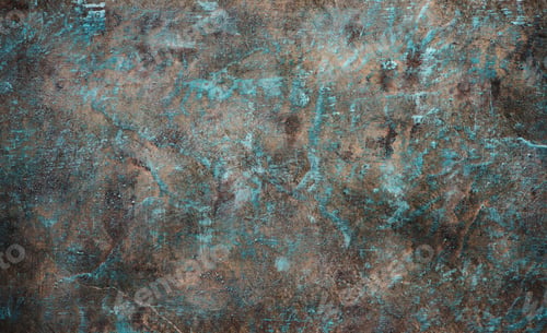 Preview: Abstract Grunge Decorative Rough Green Brown Background. Art Texture.