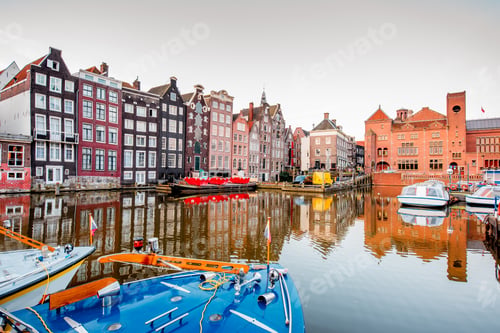 Preview: Amsterdam cityscape view