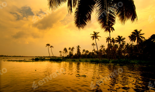 Preview: Kerala backwaters, It is major tourist attraction , India.