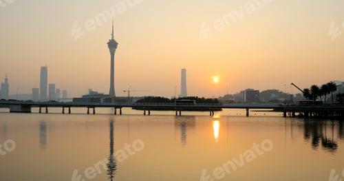 Preview: Macau city at evening