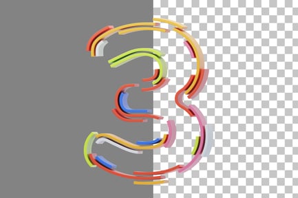 Preview: Stripes 3 3D Icon